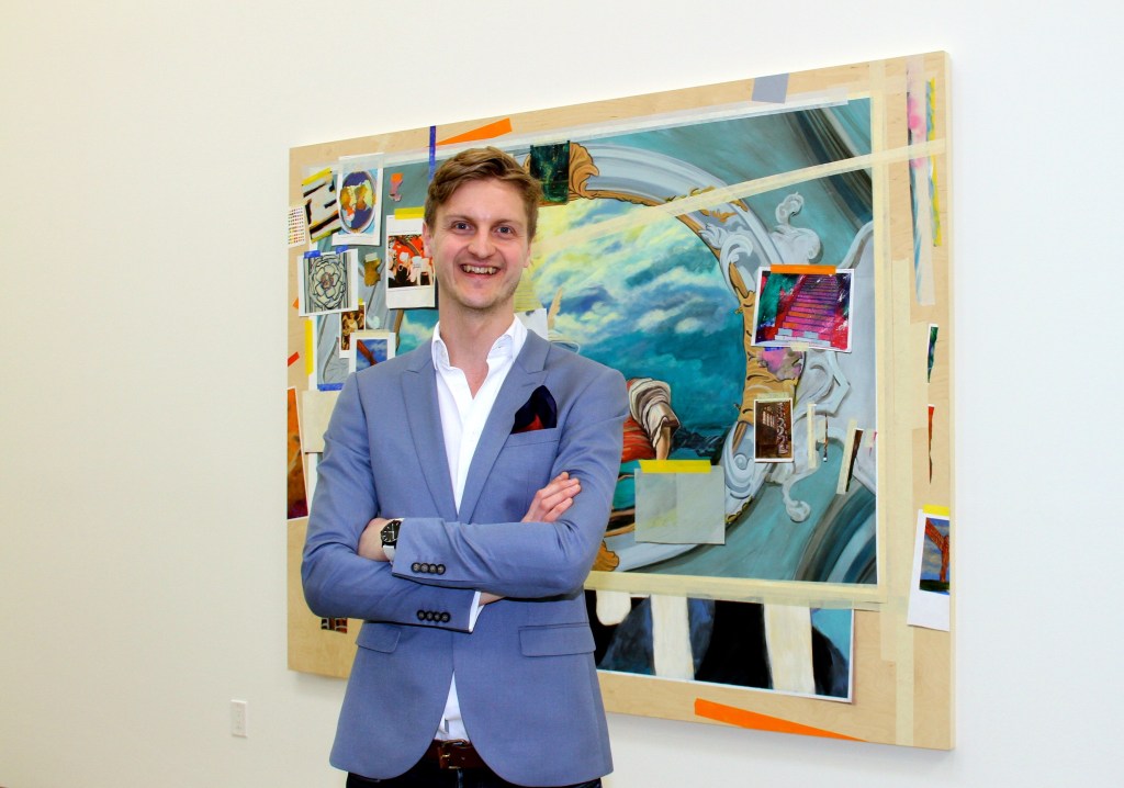 Artwork produced by painter Alastair Gordon during his Rock House residency