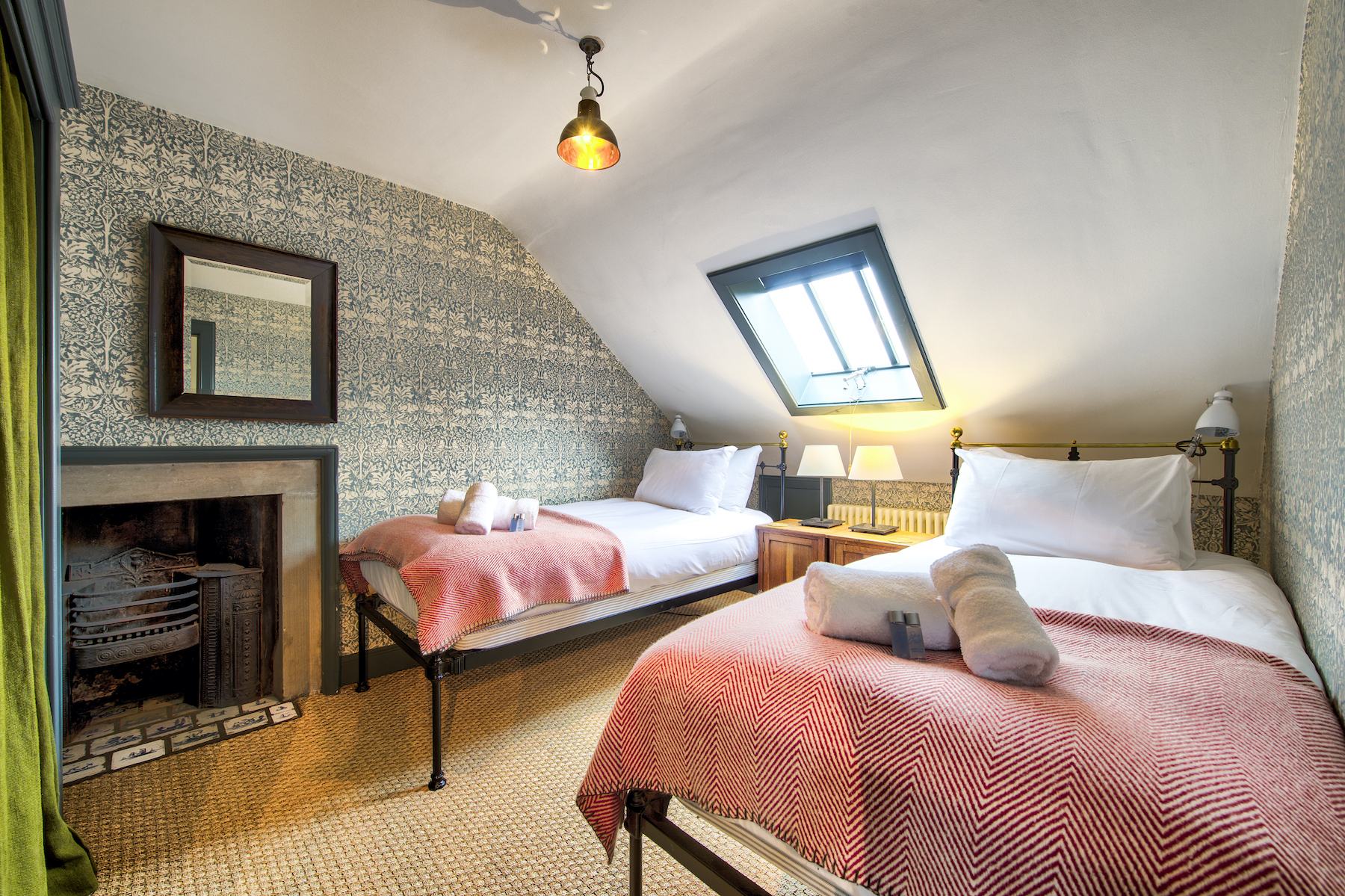 Another of the four bedrooms at Rock House