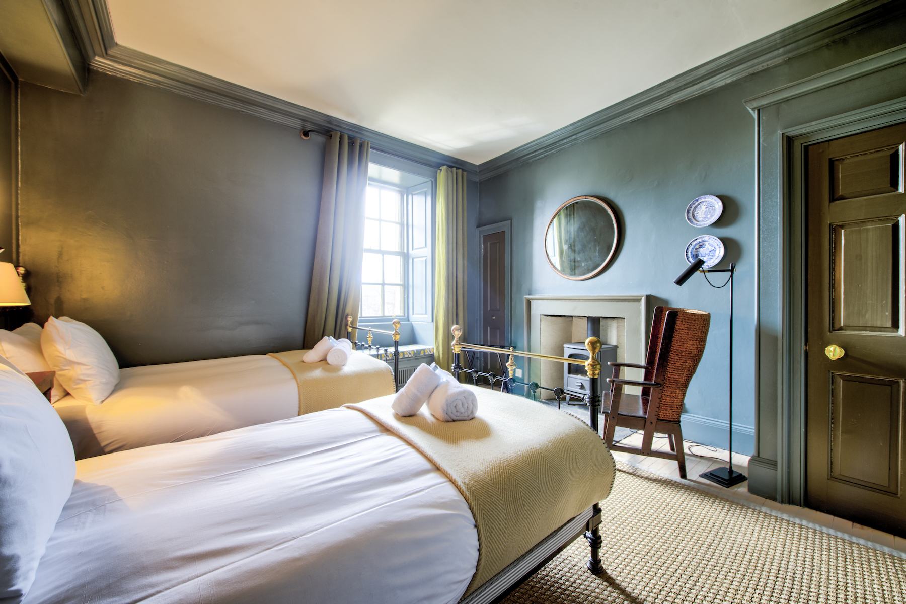 One of the four bedrooms at Rock House