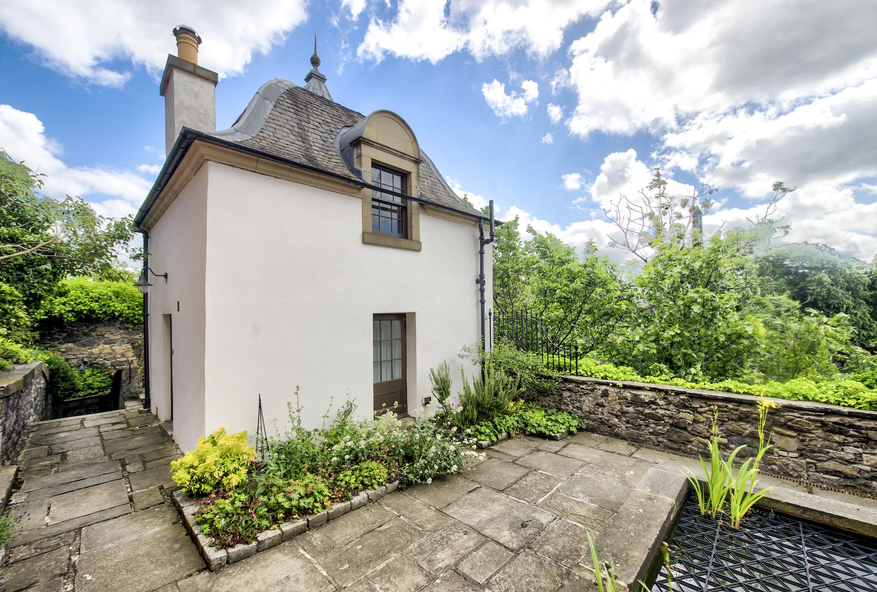 The exterior of the former Photographer's Studio at Rock House, an octagonal domed building on Calton Hill