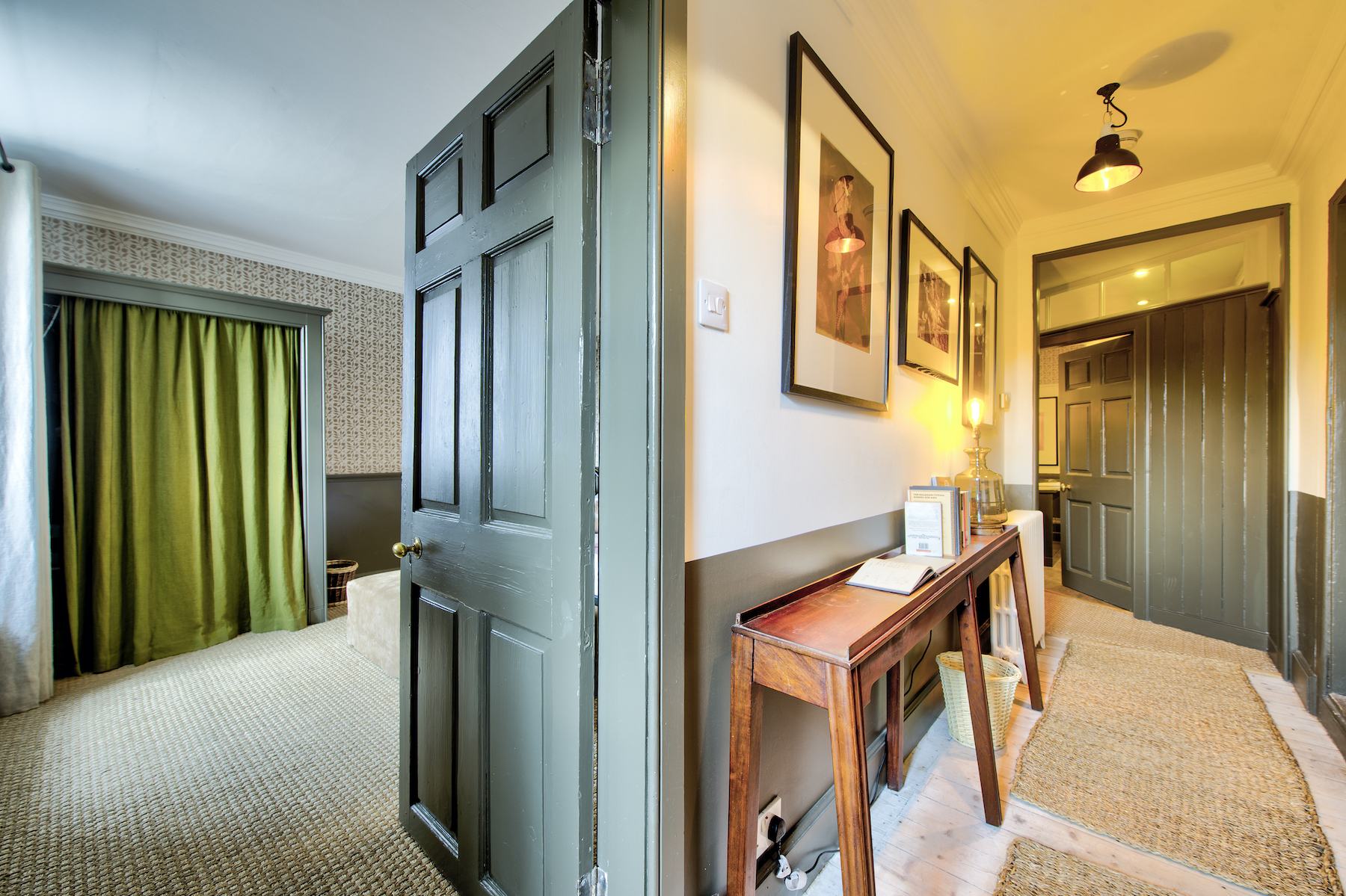 The private entrance to the Terrace Apartment