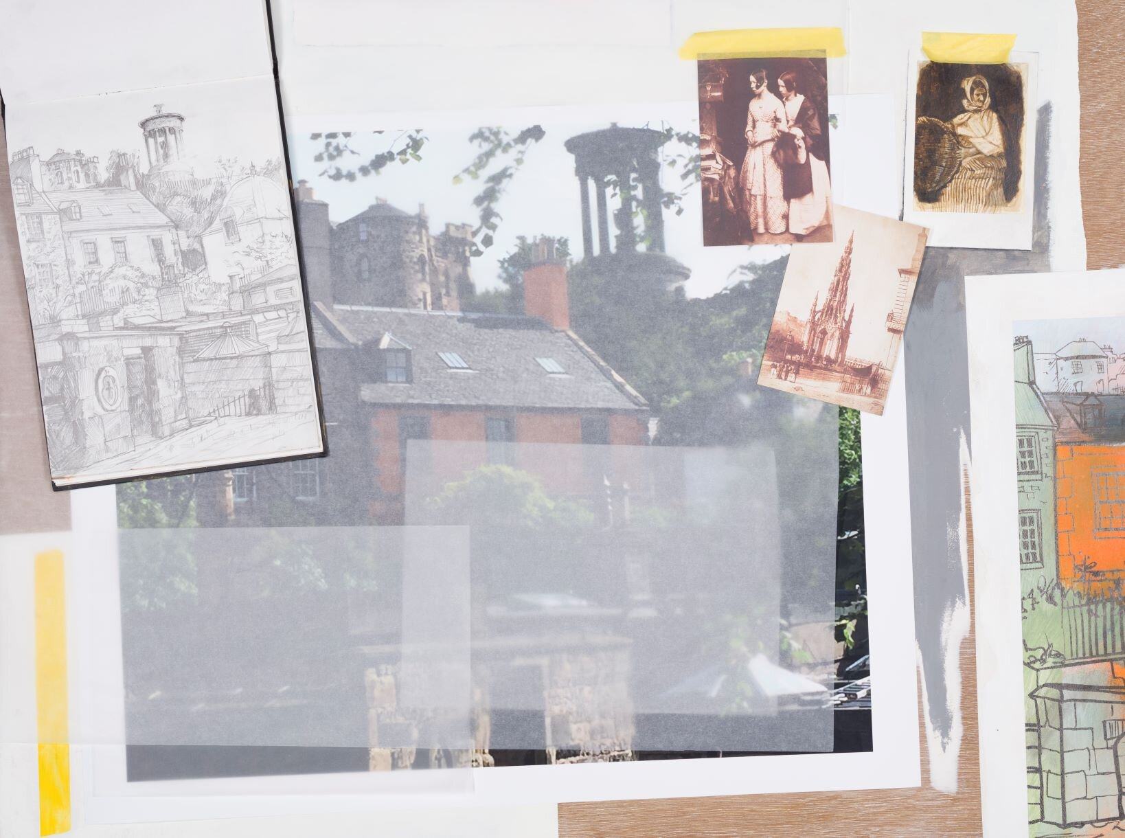 Limited edition pigment print based on a Hill and Adamson calotype, 4 of 4